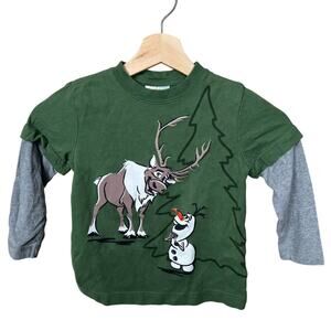 Hanna Anderson Disney Collection 100% Cotton Frozen Long Sleeve Size 90CM